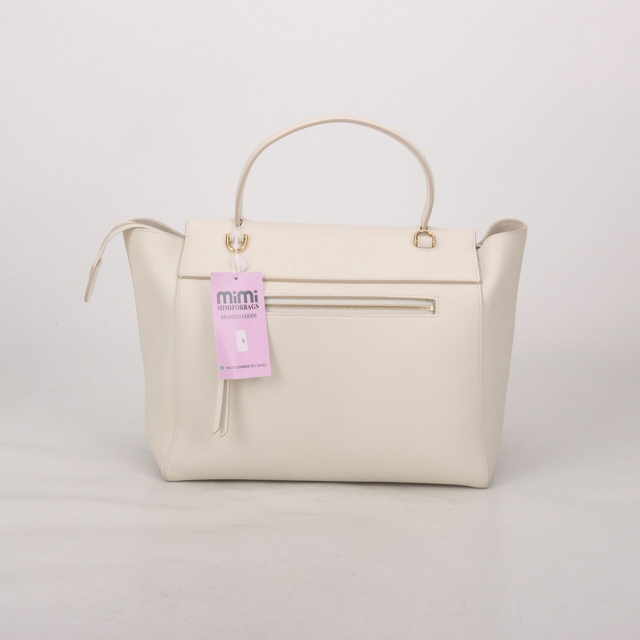 Celine Mini Belt Bag Broken White Satchel