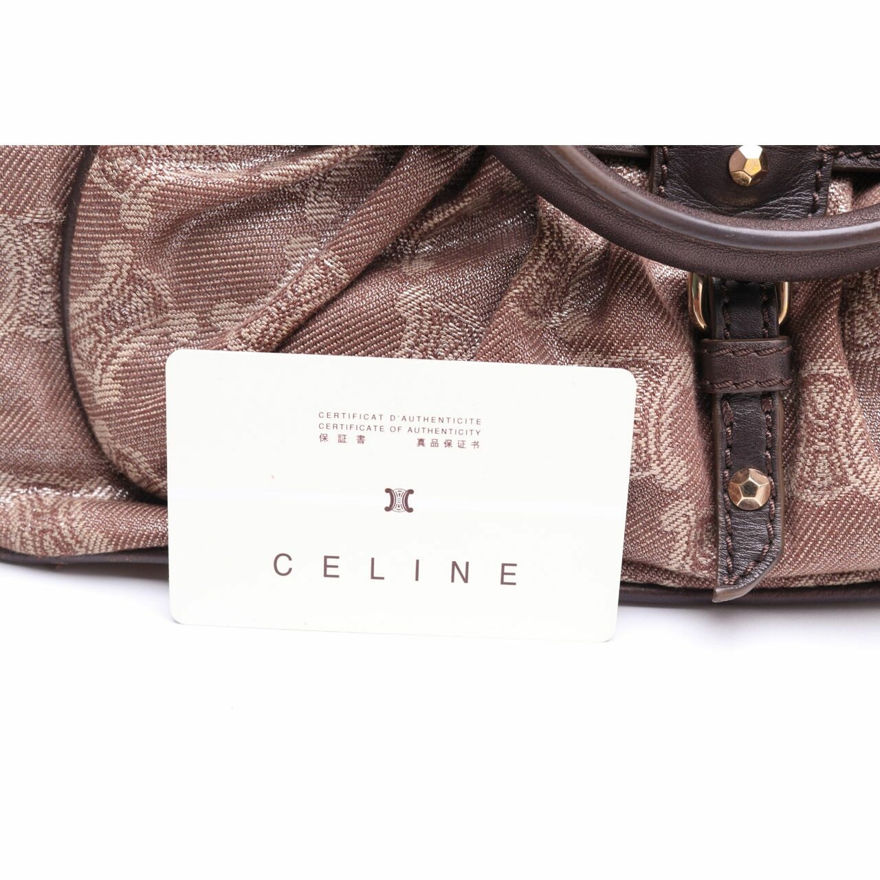 Celine Brown Boogie Chestnut Handbag