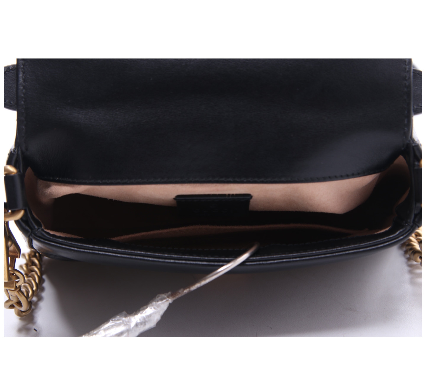 Gucci Black GG Marmont Matelassé Top Handle Satchel