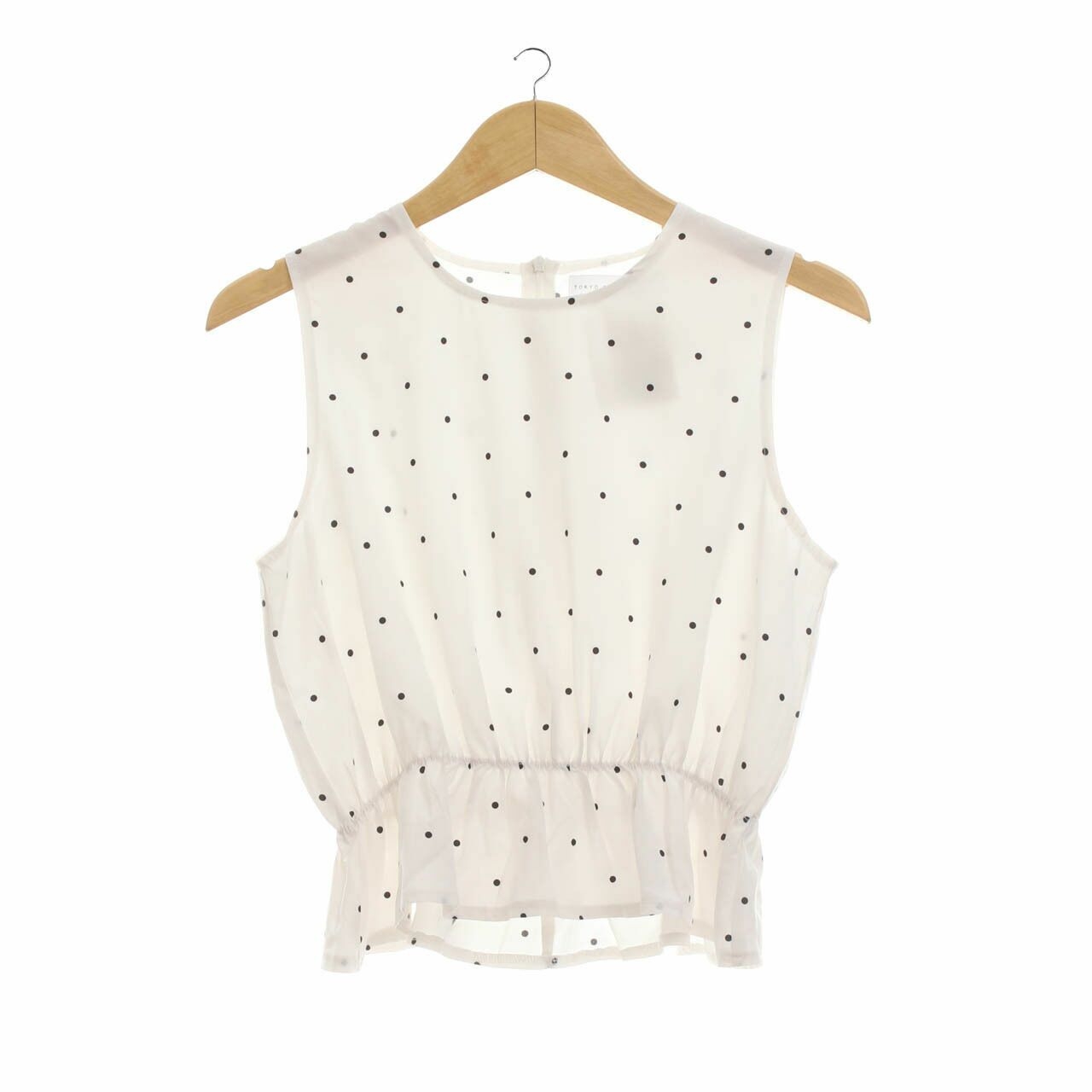 Private Collection White Polkadots Sleeveless