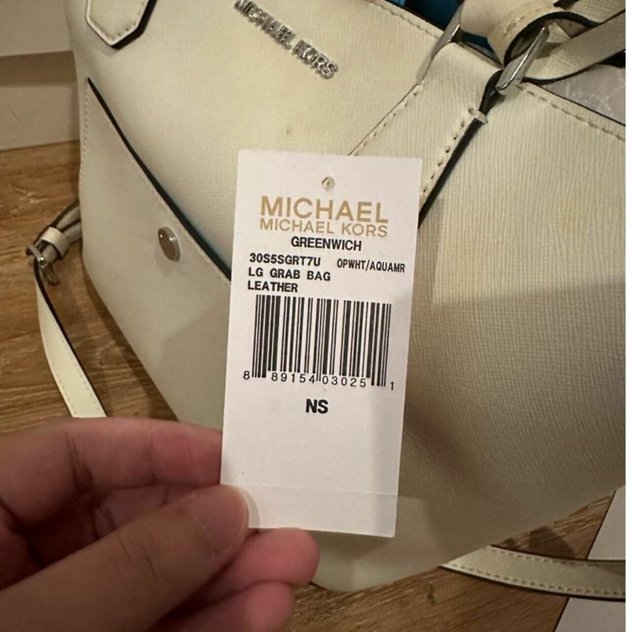 Michael Kors White Handbag