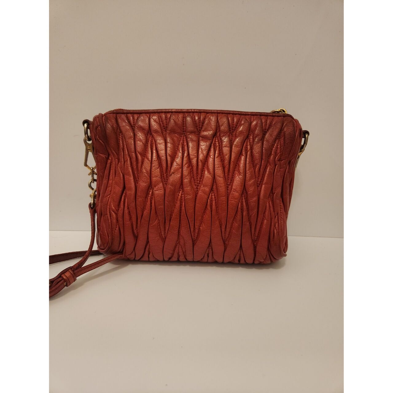 Miu Miu Blood Red Shoulder Bag