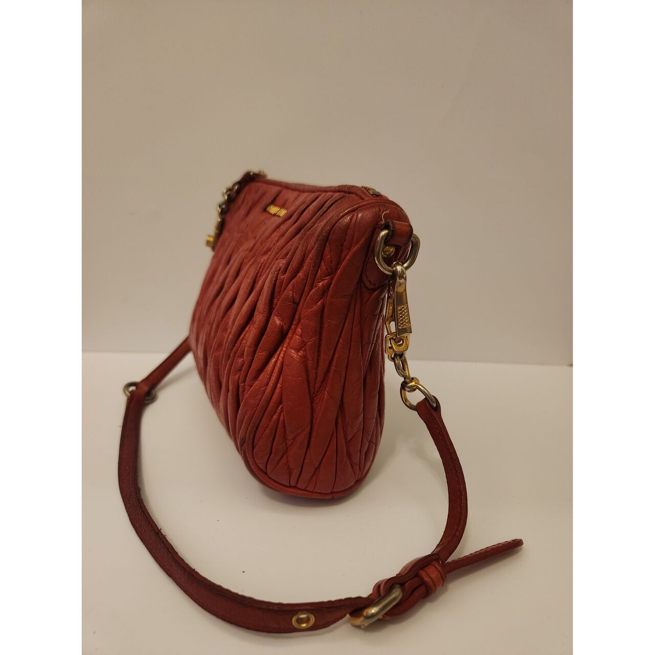 Miu Miu Blood Red Shoulder Bag