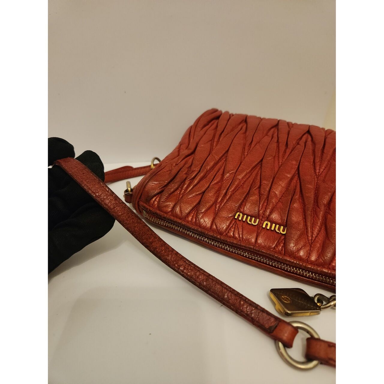 Miu Miu Blood Red Shoulder Bag