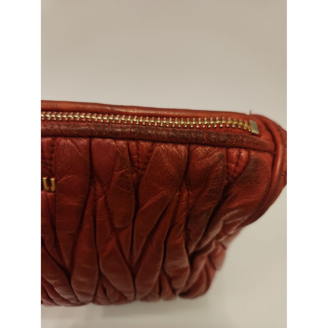 Miu Miu Blood Red Shoulder Bag