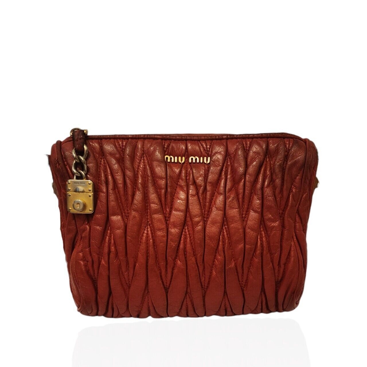 Miu Miu Blood Red Shoulder Bag