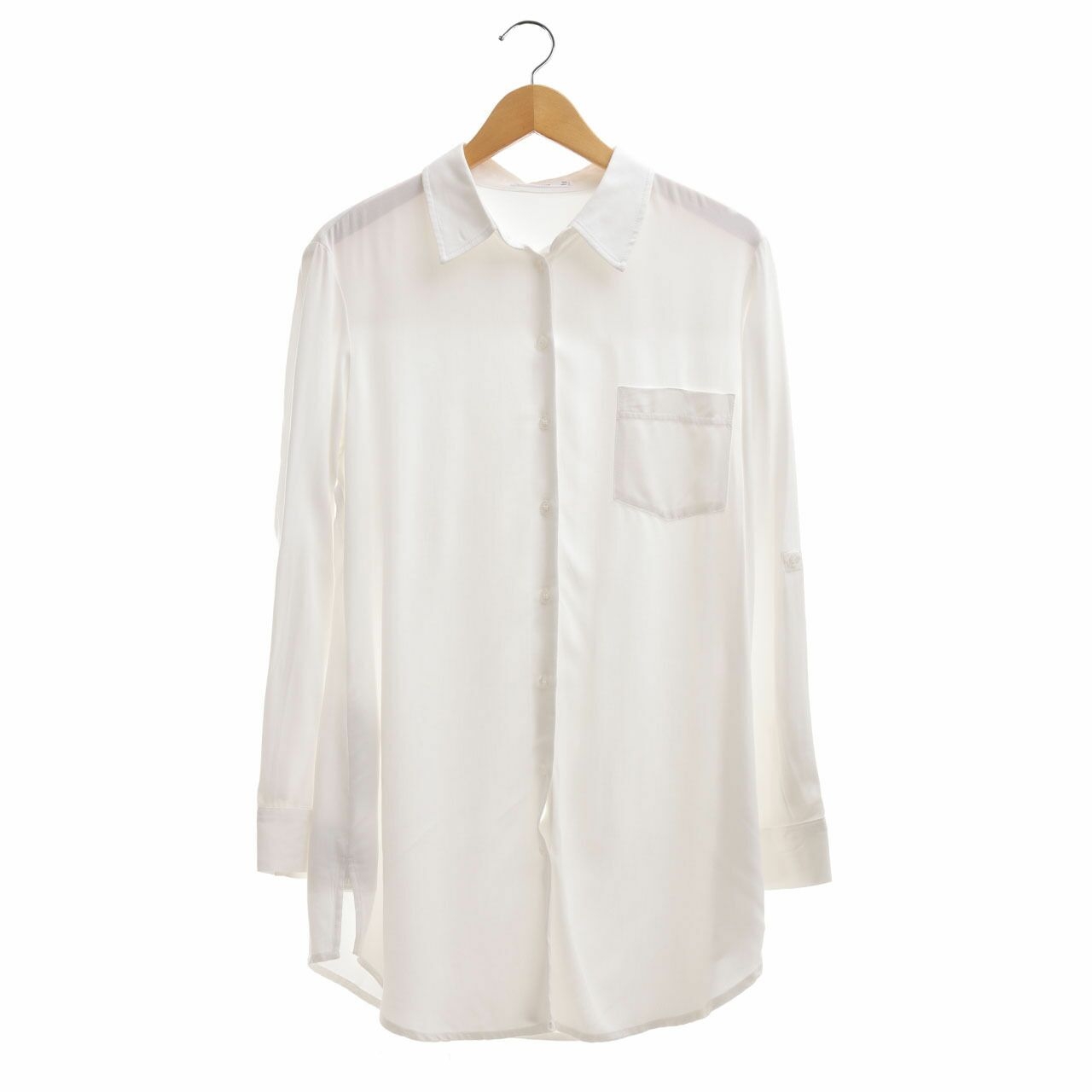 Mango White Shirt