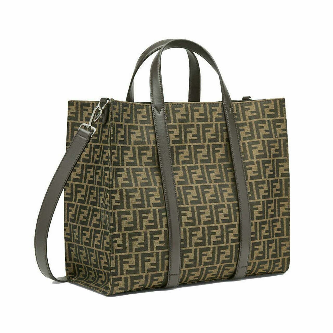 Fendi Tote Jacquard FF 1974 Riciclato Multicolor