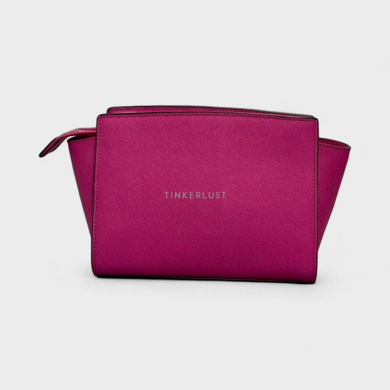 Michael Kors Selma Small Fuchsia Leather Sling Bag