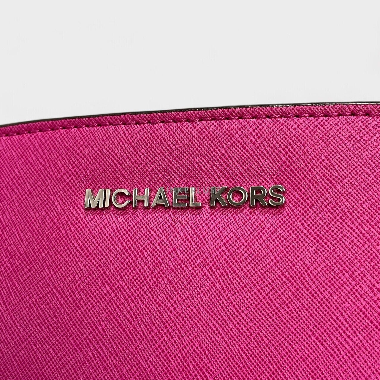 Michael Kors Selma Small Fuchsia Leather Sling Bag