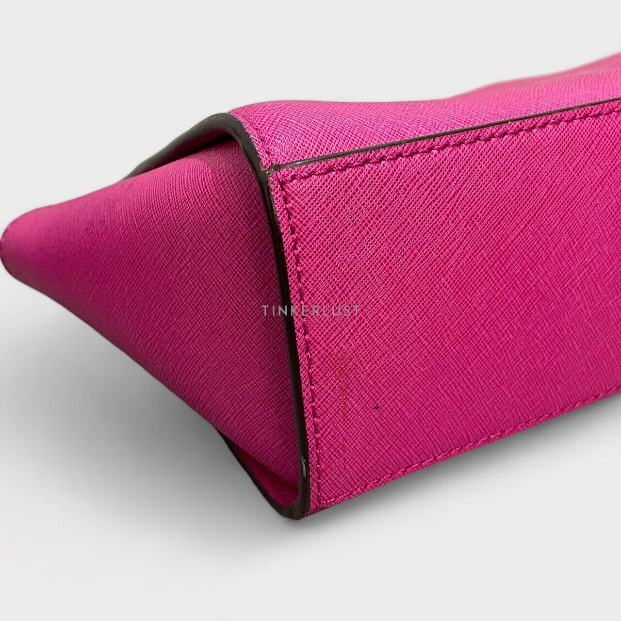 Michael Kors Selma Small Fuchsia Leather Sling Bag