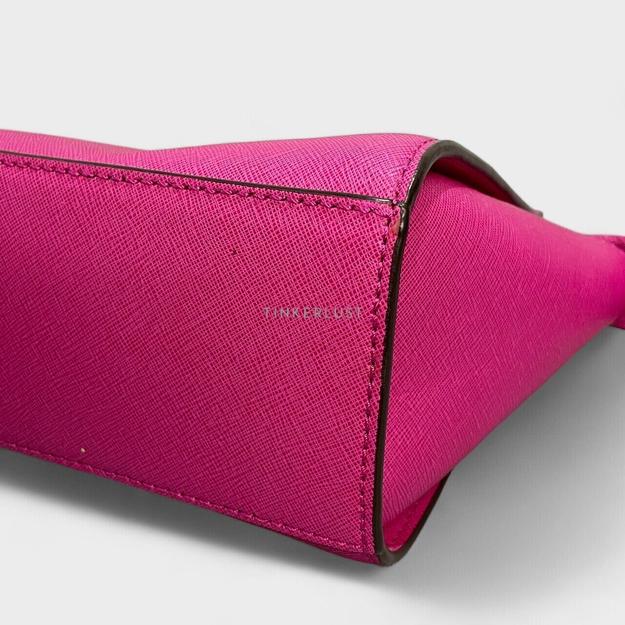 Michael Kors Selma Small Fuchsia Leather Sling Bag