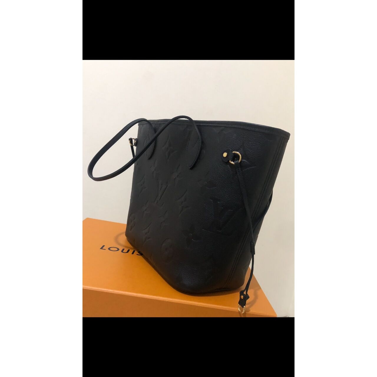 Louis Vuitton Black Tote Bag