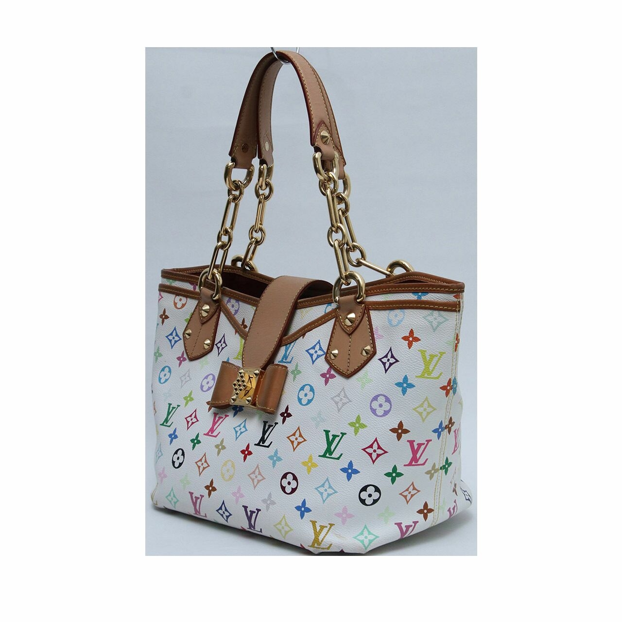 Louis Vuitton Annie GM Monogram Multicolour White Shoulder Bag