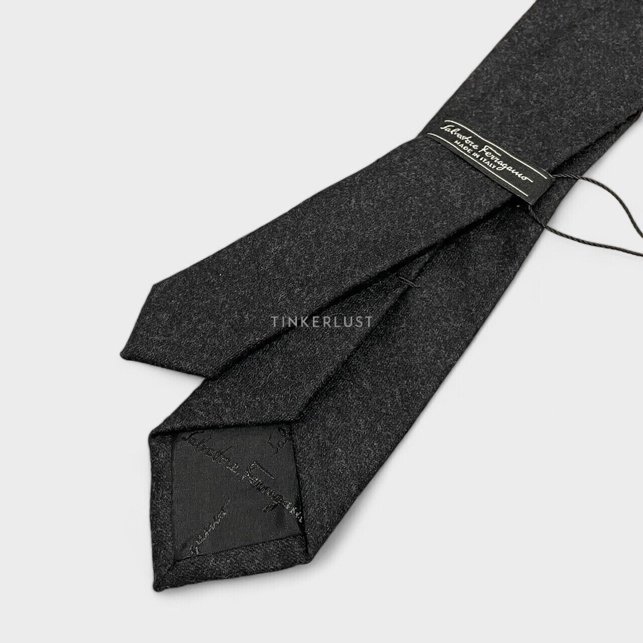 Salvatore Ferragamo Dark Grey Tie