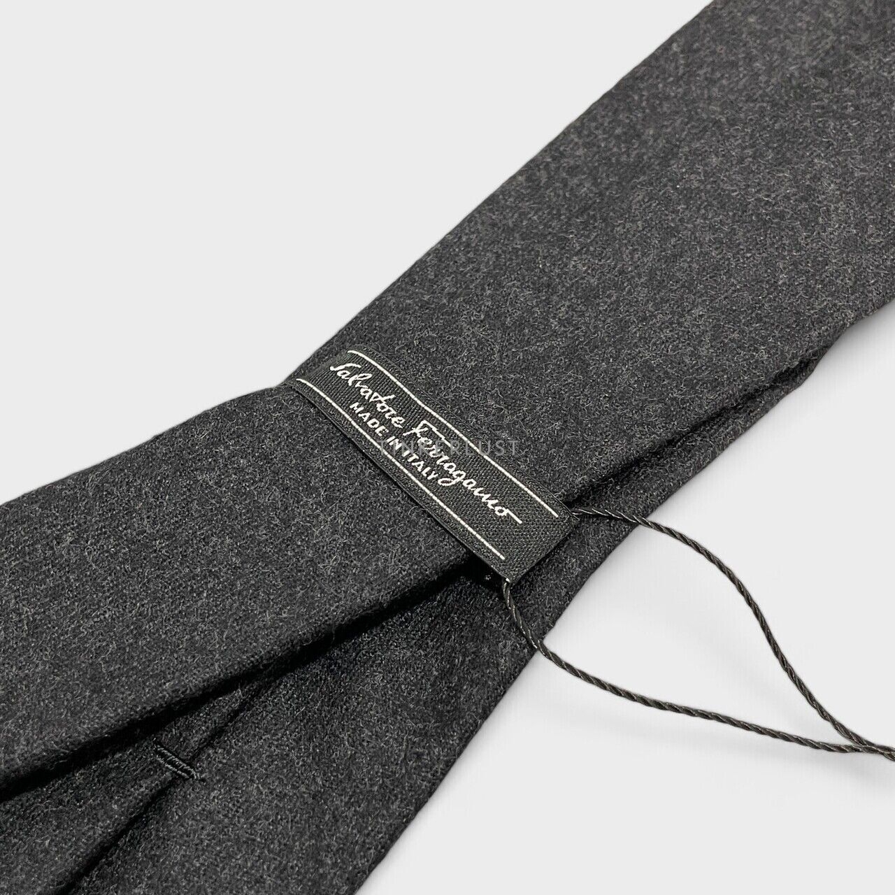 Salvatore Ferragamo Dark Grey Tie