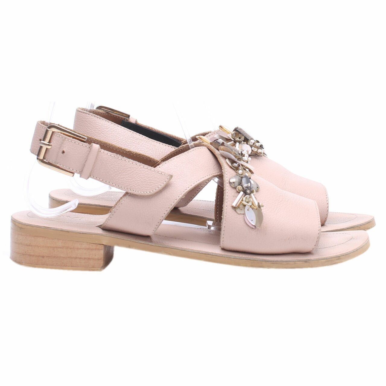 Pvra Nude Crevva Heels Sandals