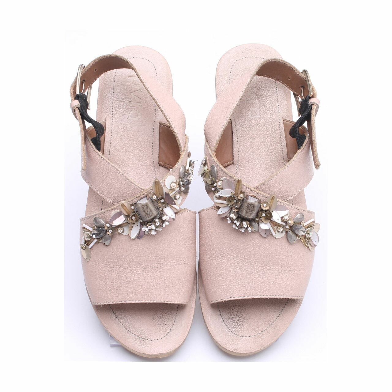 Pvra Nude Crevva Heels Sandals