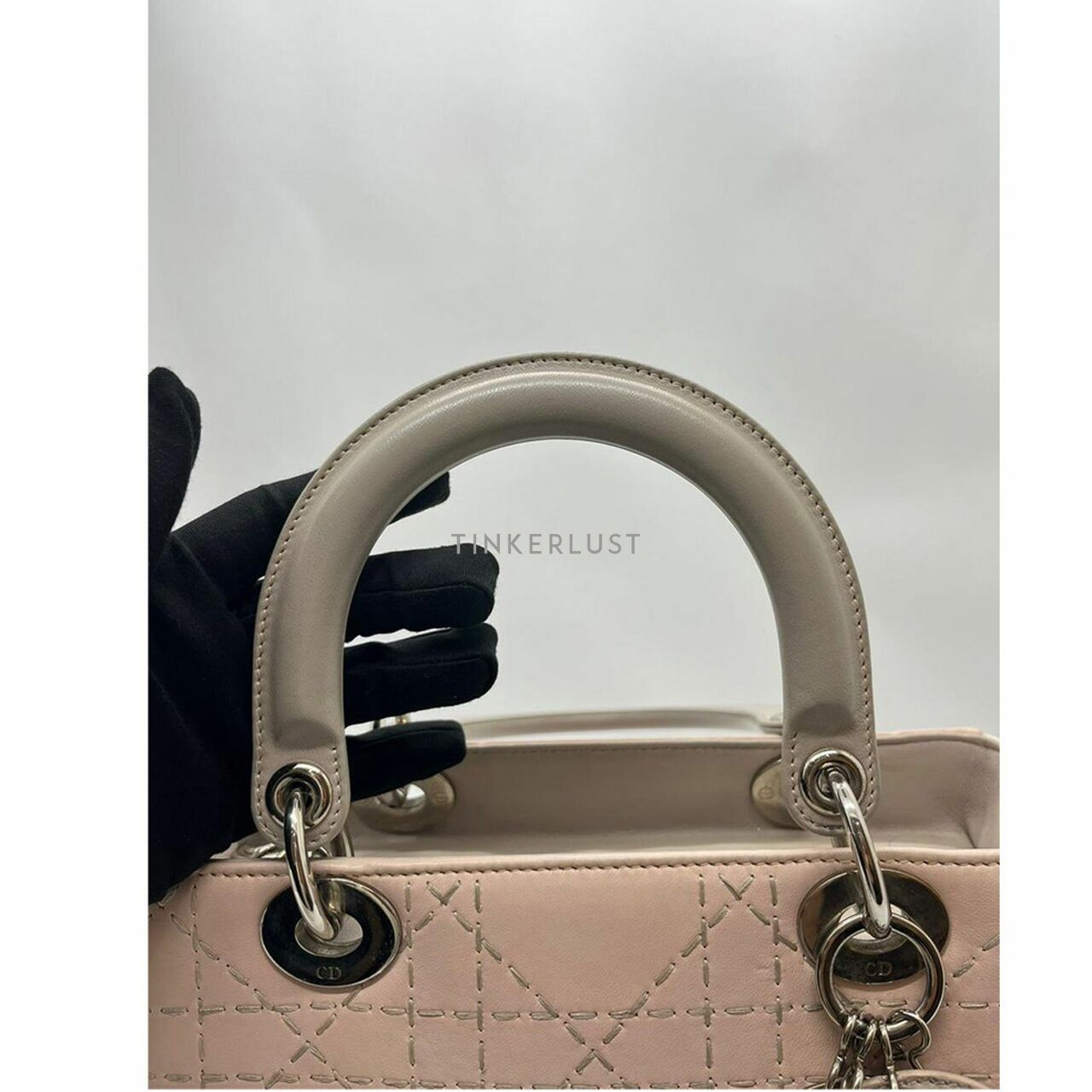 Christian Dior Lady Dior Medium SHW 2014 Satchel