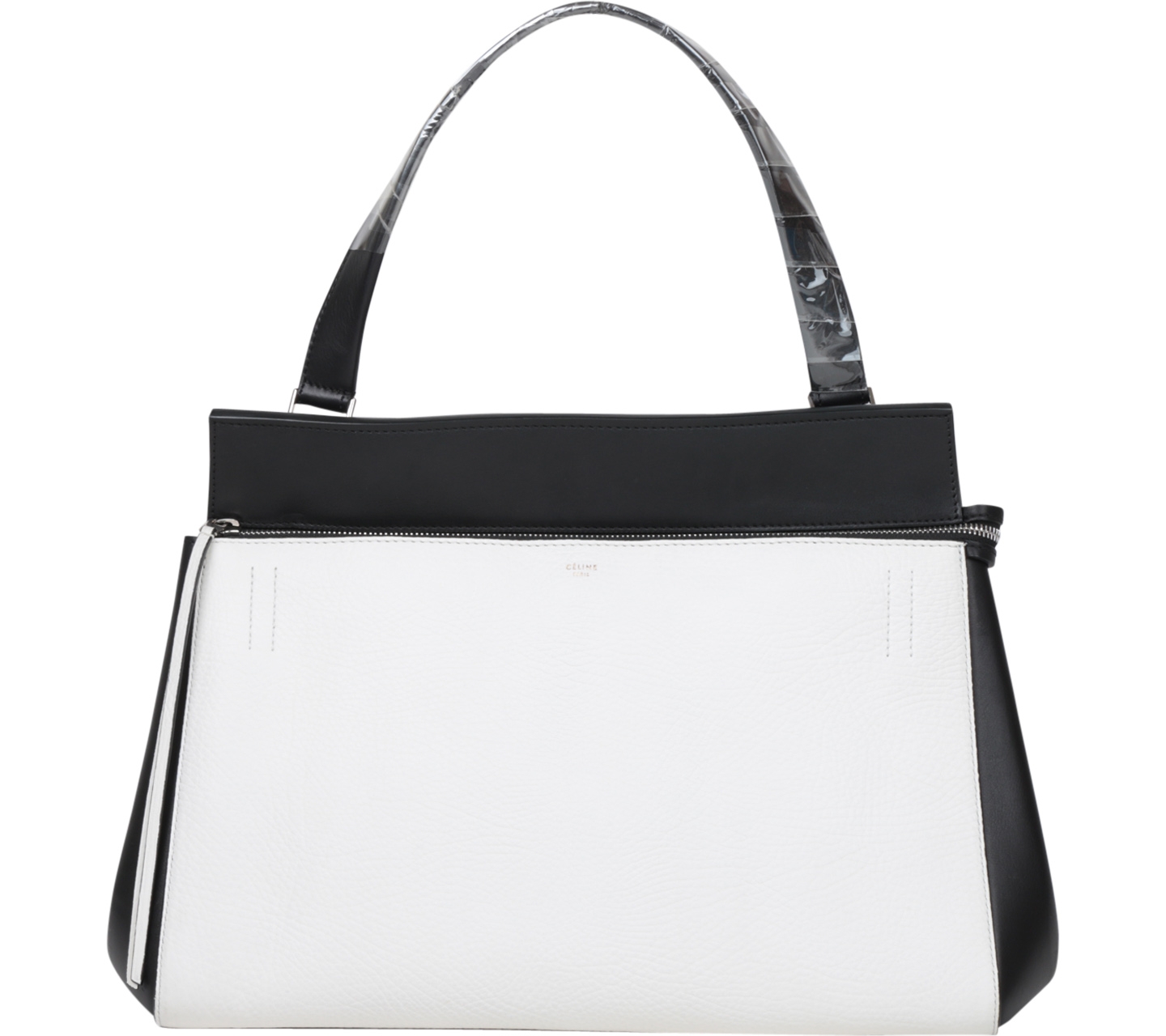 Celine Black And White Handbag