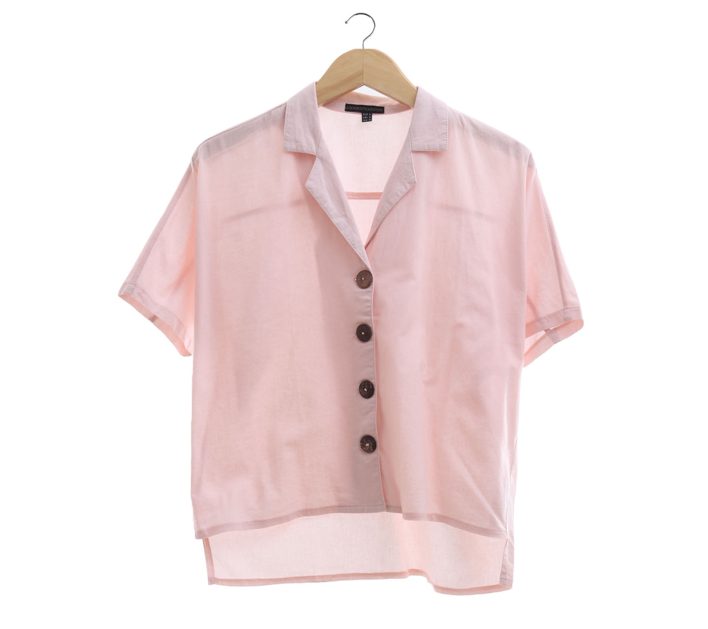 Lookboutiquestore Soft Pink Shirt