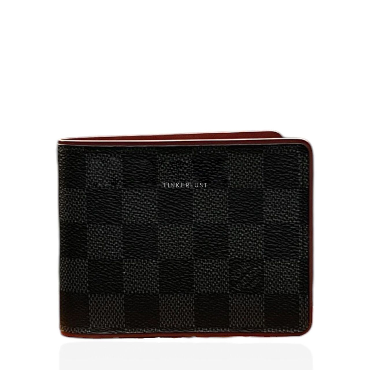 Louis Vuitton Bifold Damier Black & Red Wallet