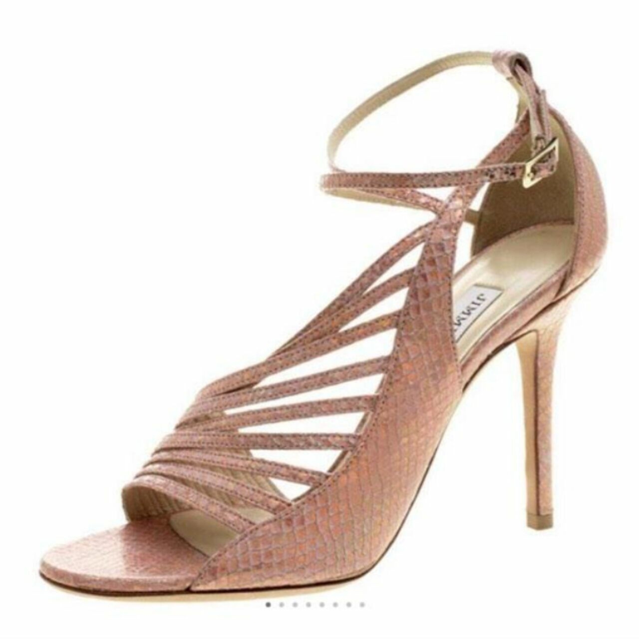 Jimmy Choo Rose Gold Sepatu