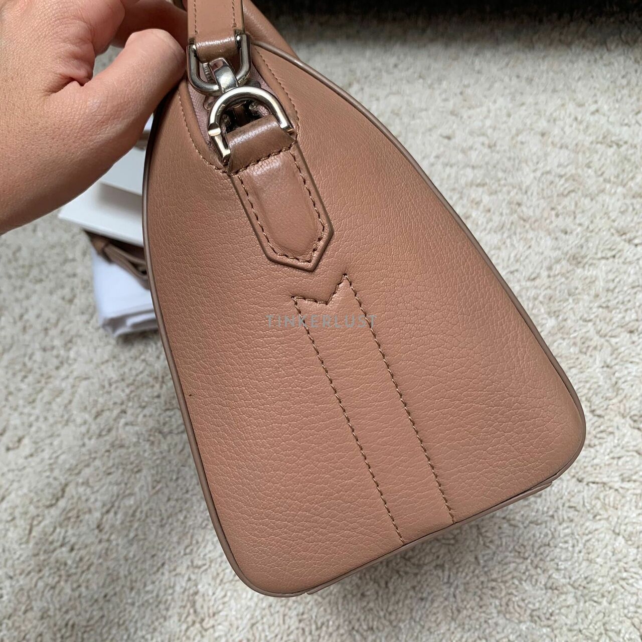 Givenchy Antigona Nude Pink SHW Mini Bag Satchel