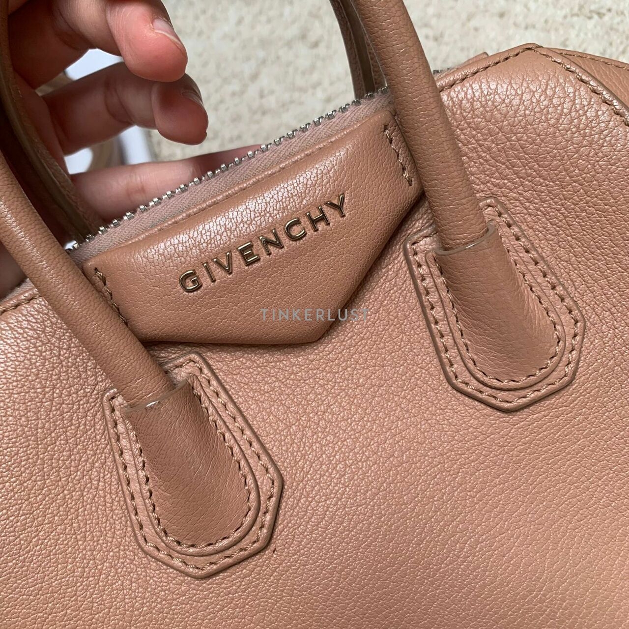 Givenchy Antigona Nude Pink SHW Mini Bag Satchel