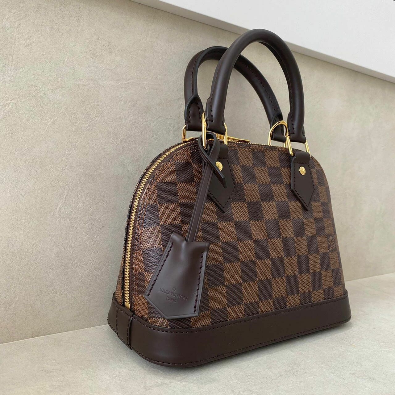 Louis Vuitton Alma BB Damier Ebene Satchel