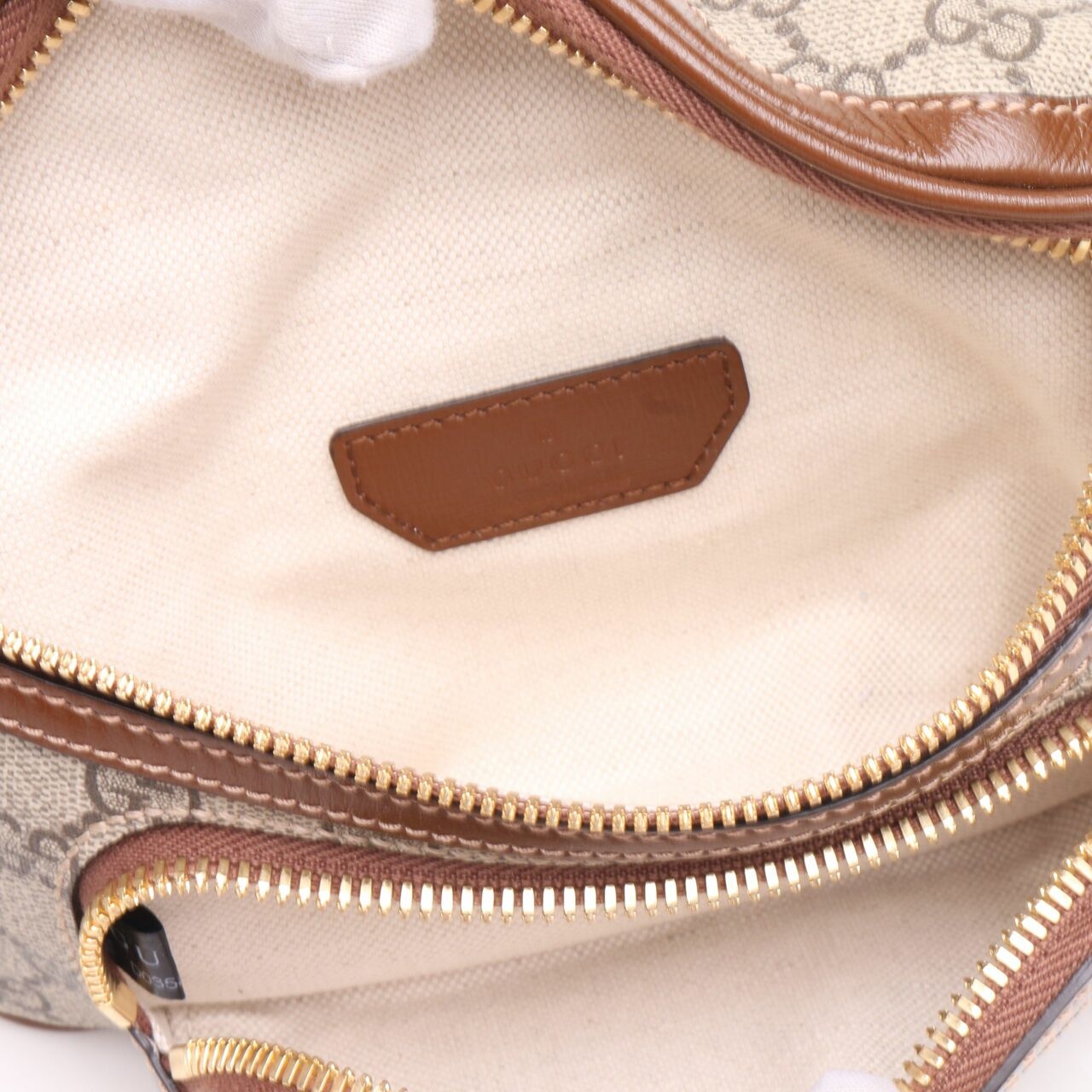 Gucci Belt Bag Interlocking G Beige Brown Sling Bag