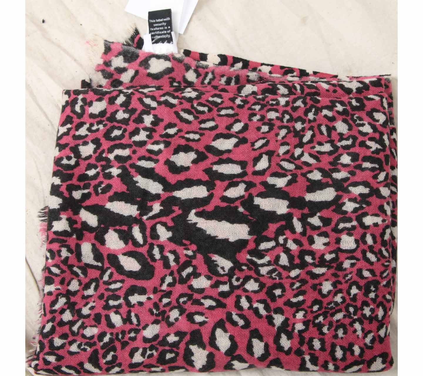 Diane Von Furstenberg Multi Colour Leopard Scarf