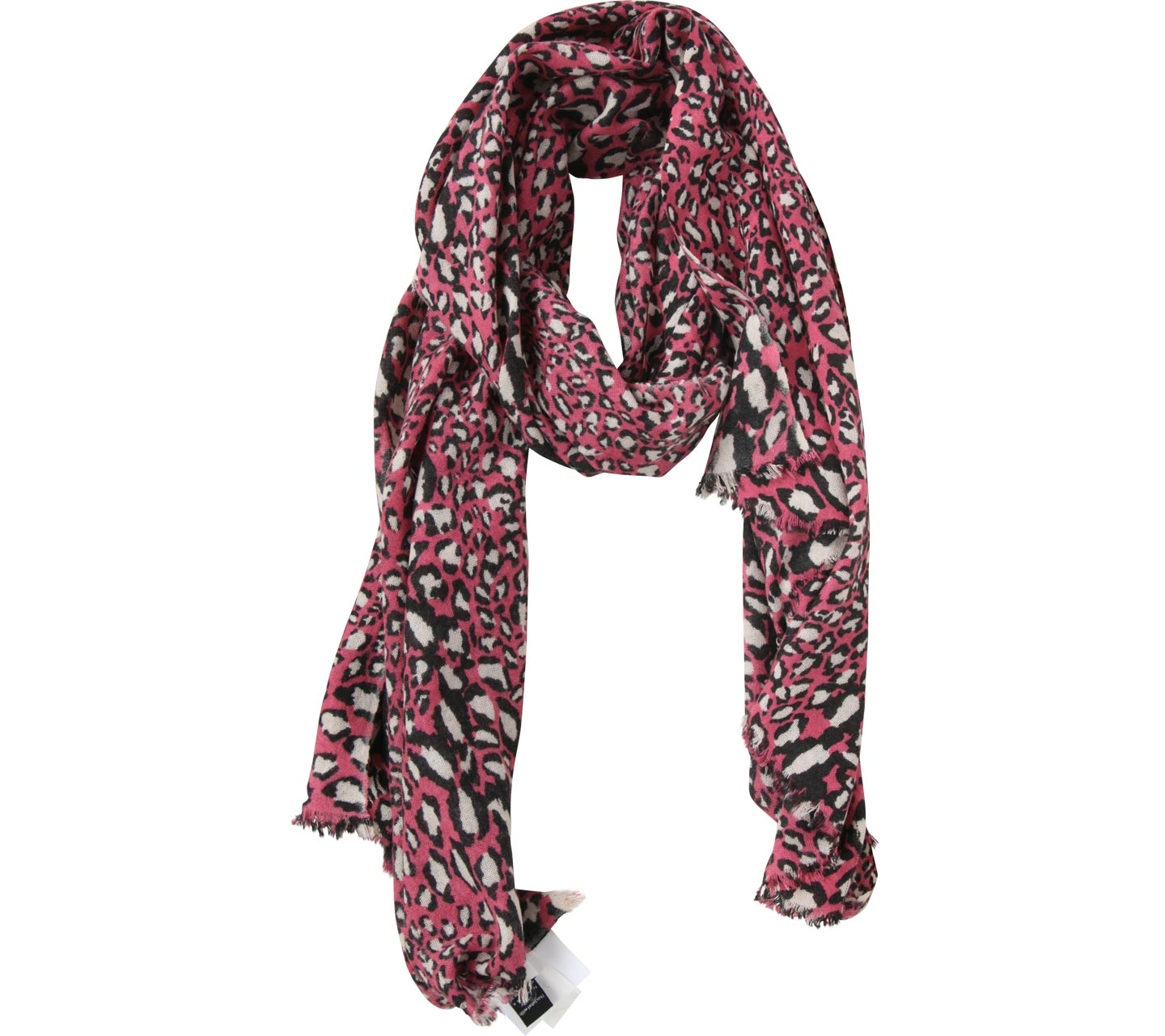 Diane Von Furstenberg Multi Colour Leopard Scarf