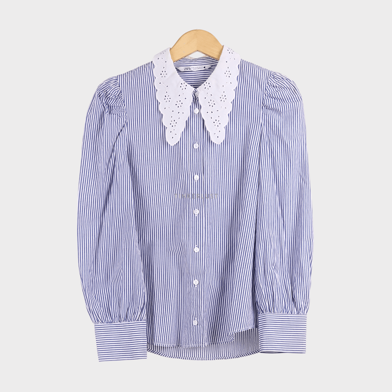 Zara Blue & White Stripes Shirt