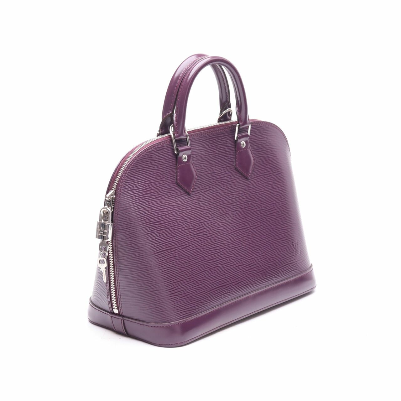 Louis Vuitton Purple Epi Leather Hand Bag