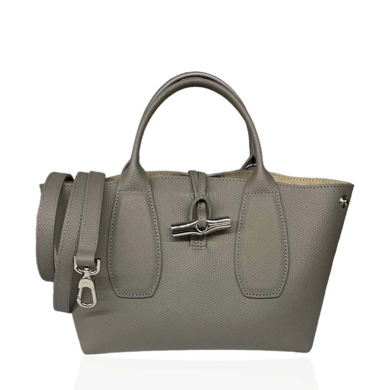 Longchamp Roseau Small Turtledove Satchel