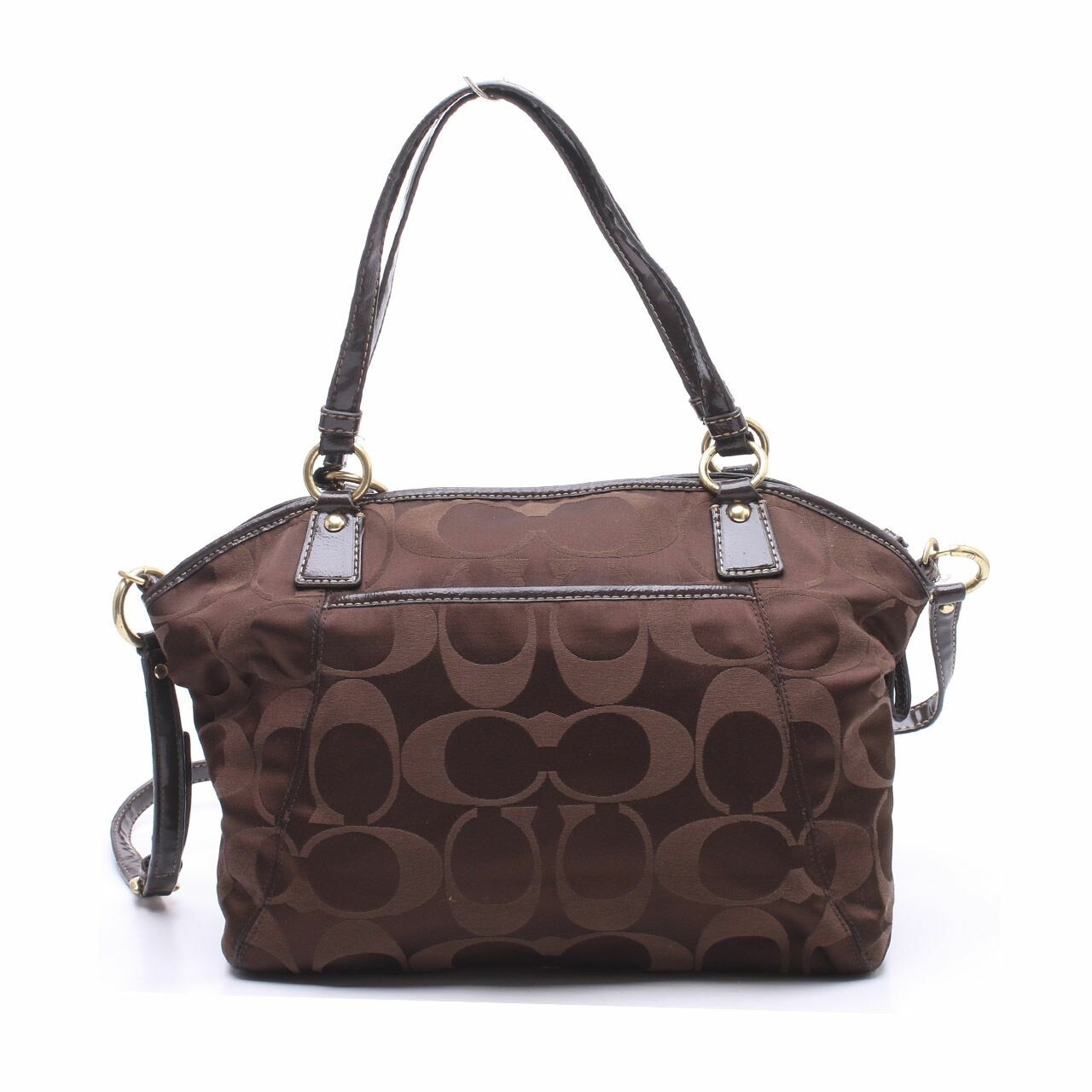 Coach Brown SCoach Signature Brown Satchel Bagatchel