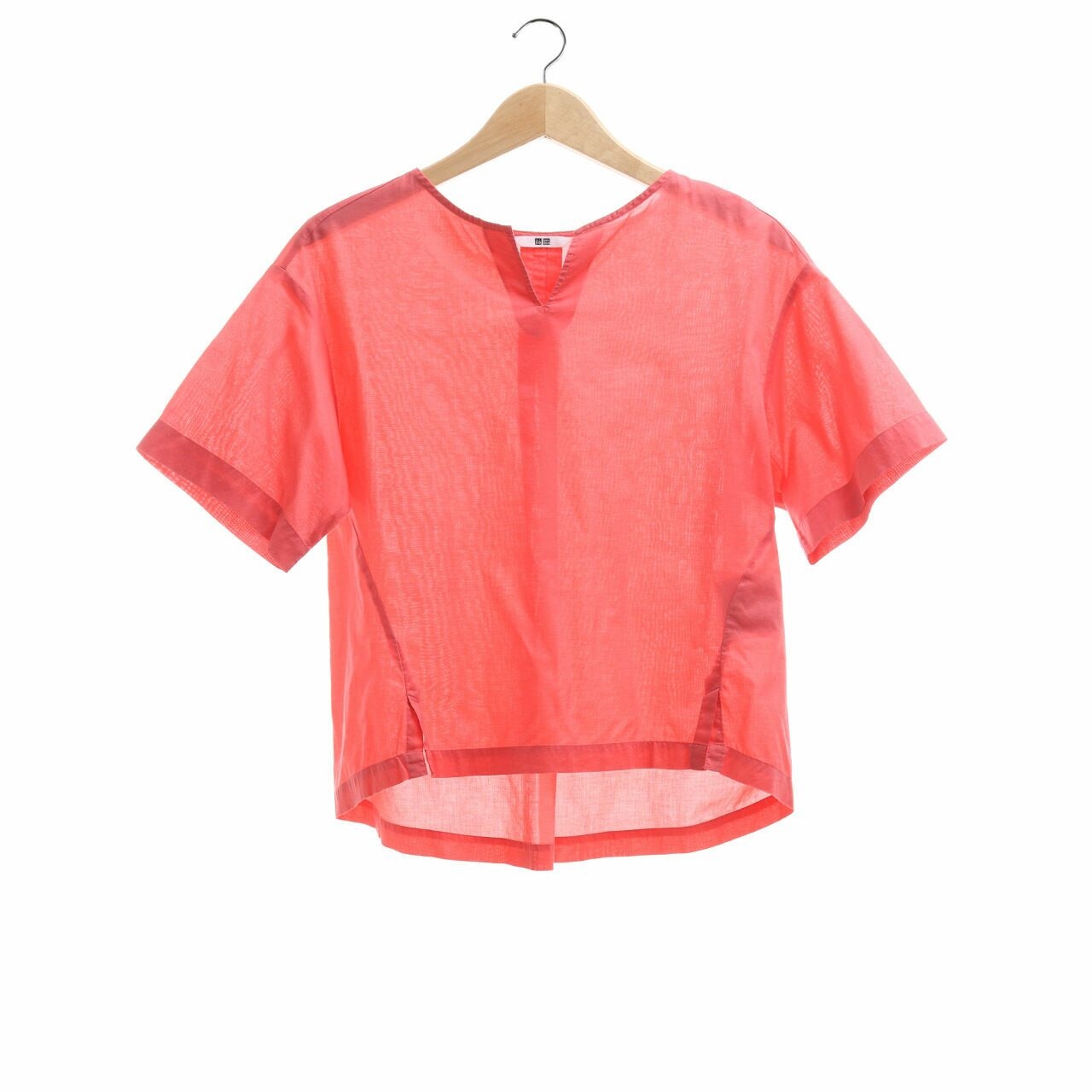 UNIQLO Pink Coral Blouse