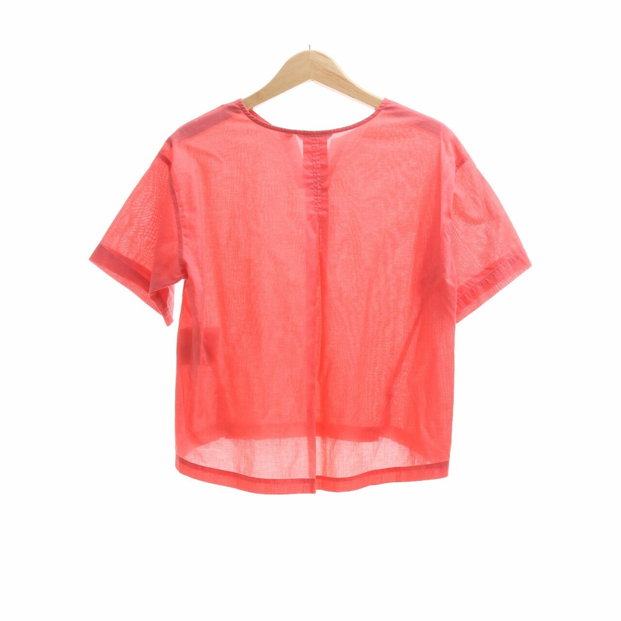 UNIQLO Pink Coral Blouse