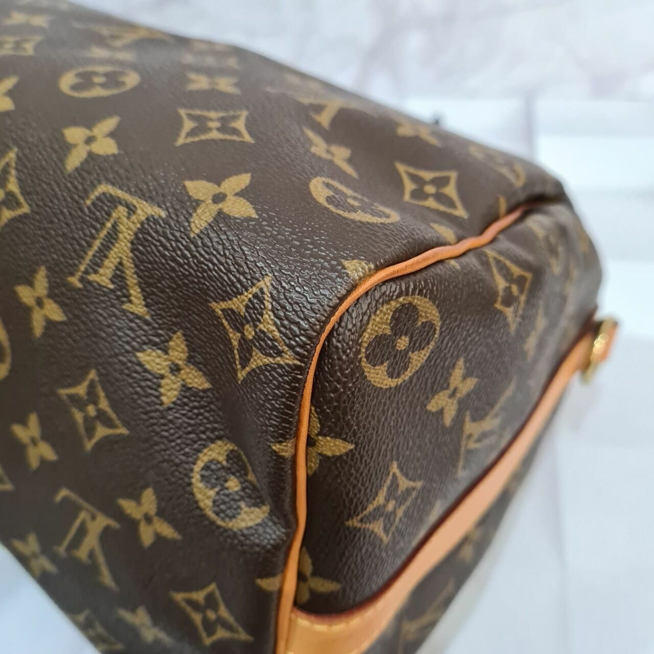 Louis Vuitton Speedy Bandouliere 35 Monogram Satchel