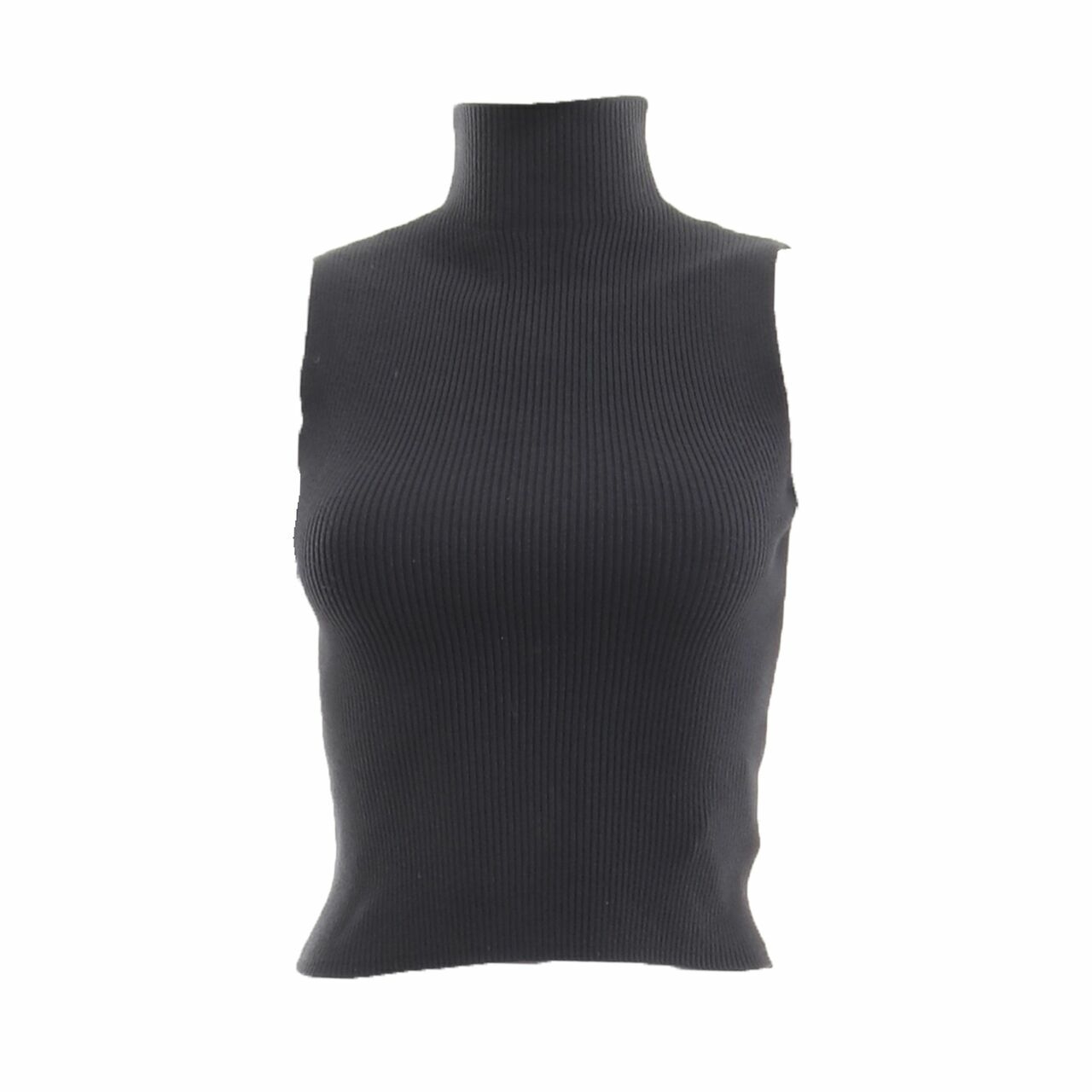 Zara Dark Teal Turtleneck Knit Sleeveless