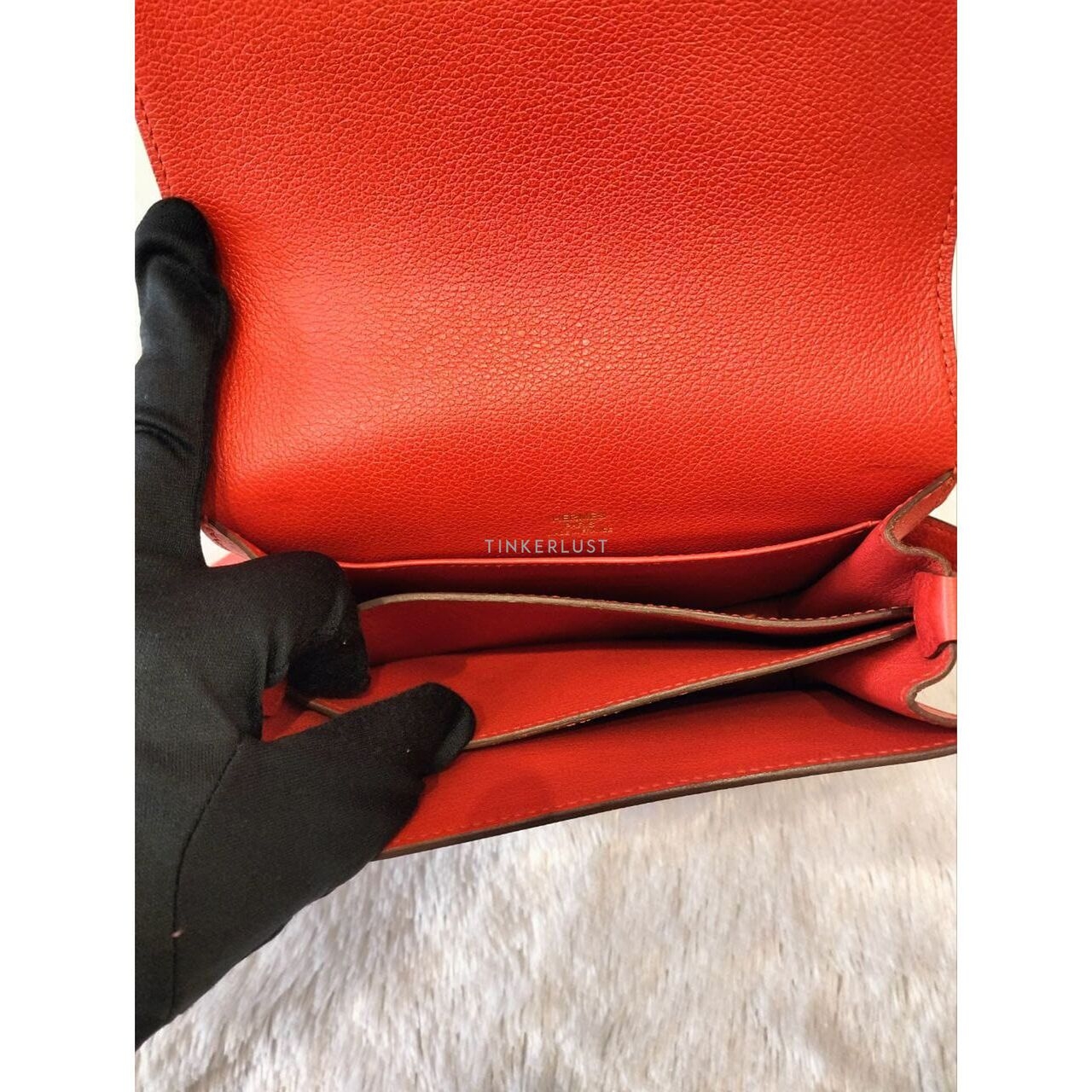 Hermes Roulis 18 in Rouge Grenat GHW X Sling Bag