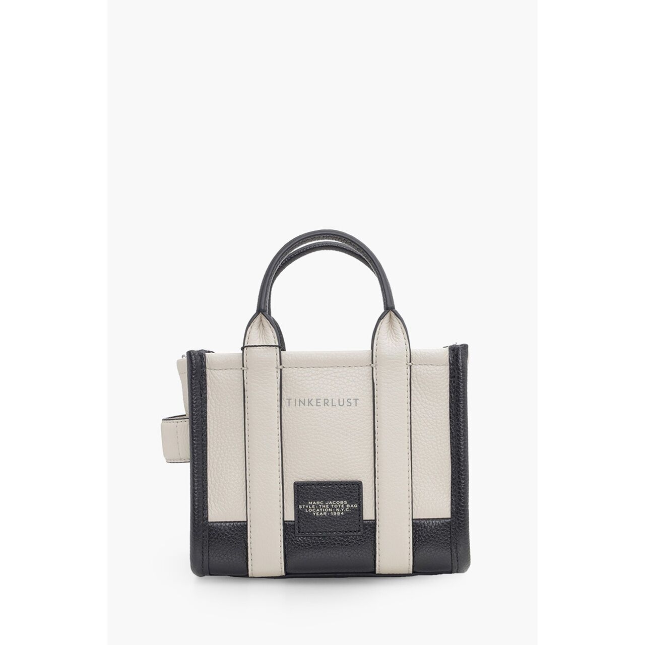 Marc Jacob The Colorblock Crossbody Tote Bag in Ivory Multi Satchel Bag