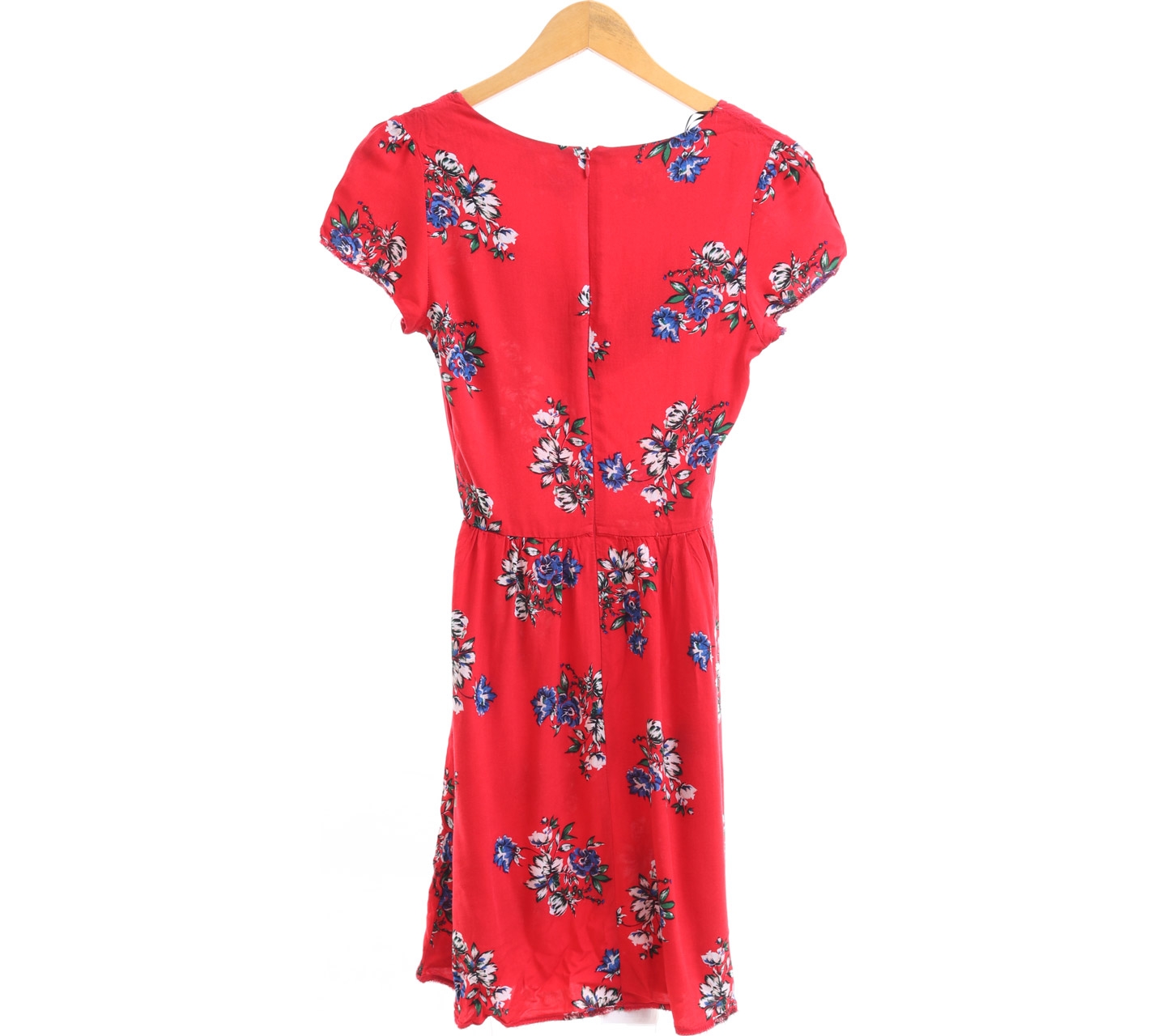 New Look Red Floral Mini Dress