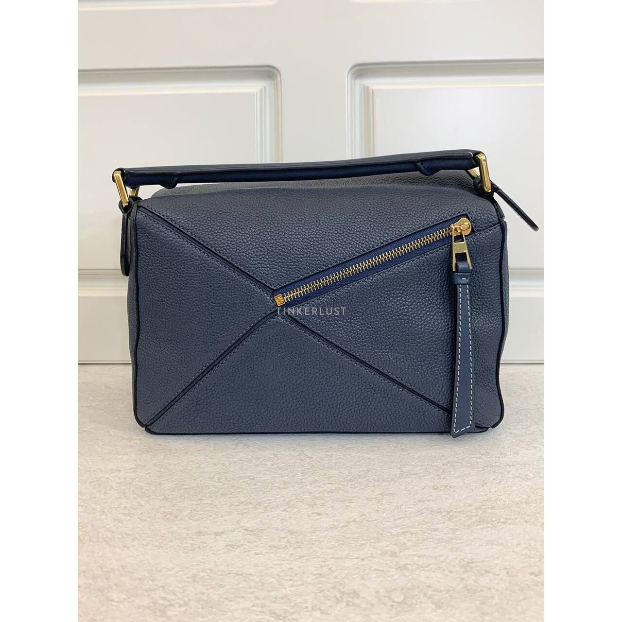 Loewe Puzzle Small Blue Jeans 2018 Satchel Bag