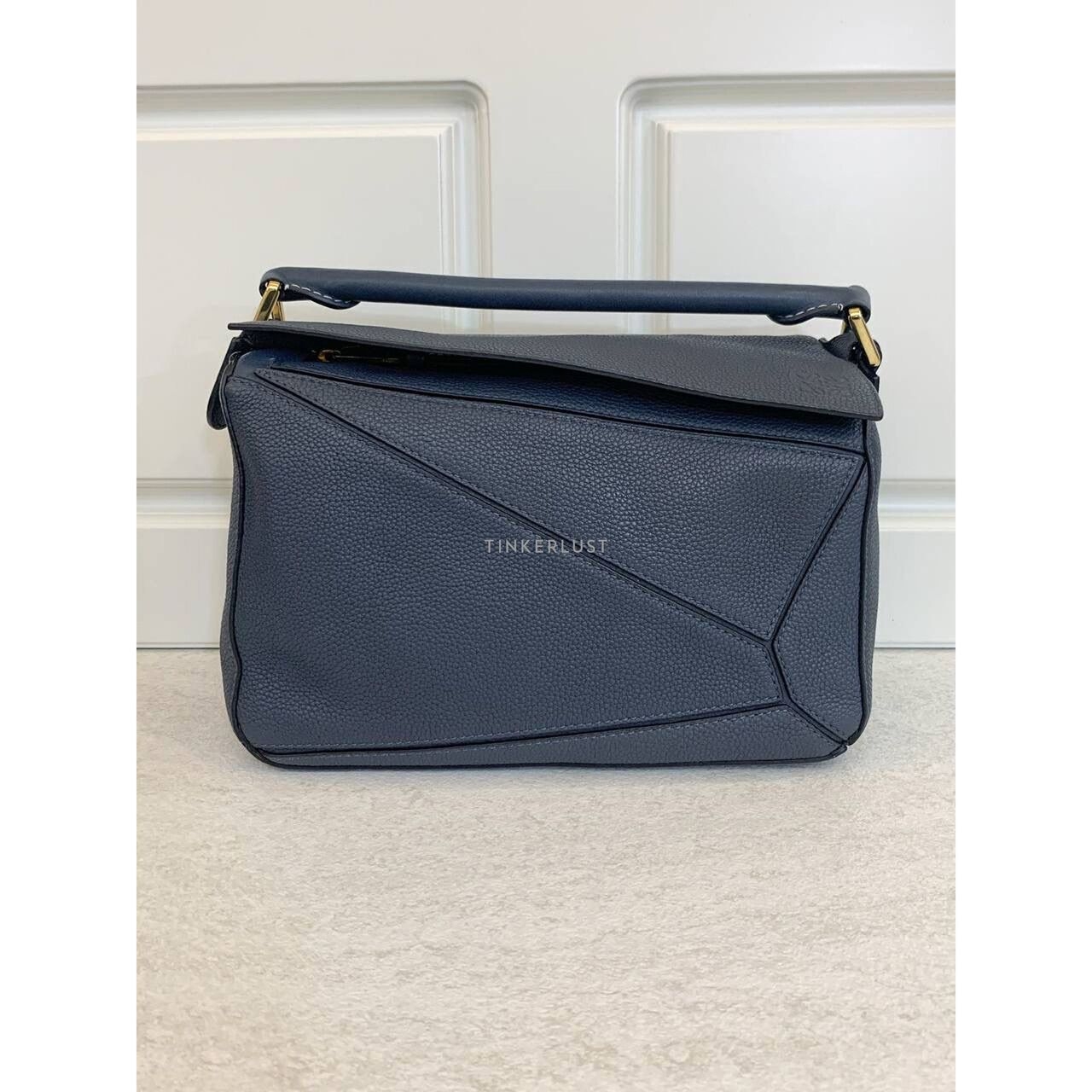 Loewe Puzzle Small Blue Jeans 2018 Satchel Bag