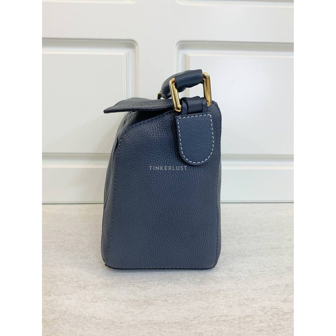 Loewe Puzzle Small Blue Jeans 2018 Satchel Bag