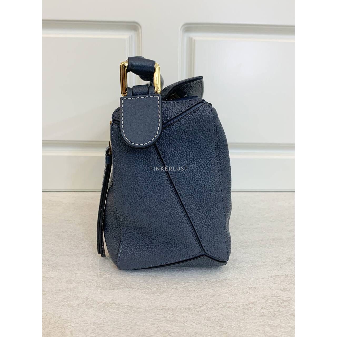 Loewe Puzzle Small Blue Jeans 2018 Satchel Bag