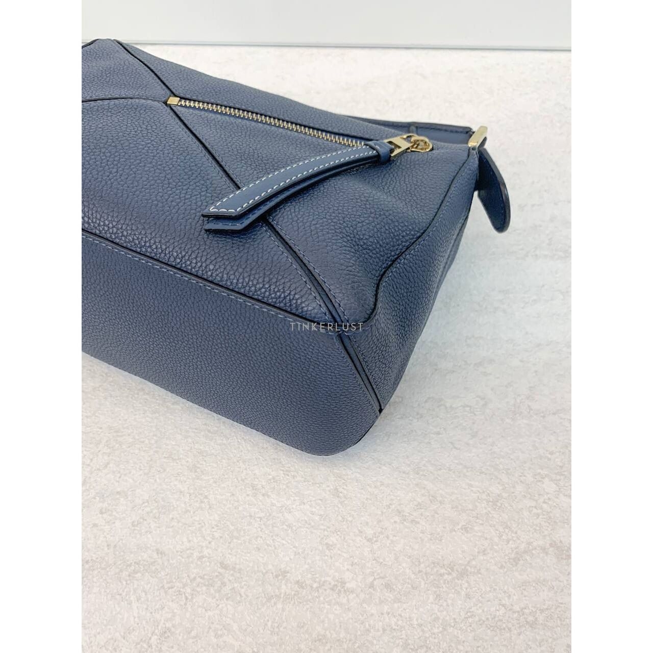 Loewe Puzzle Small Blue Jeans 2018 Satchel Bag