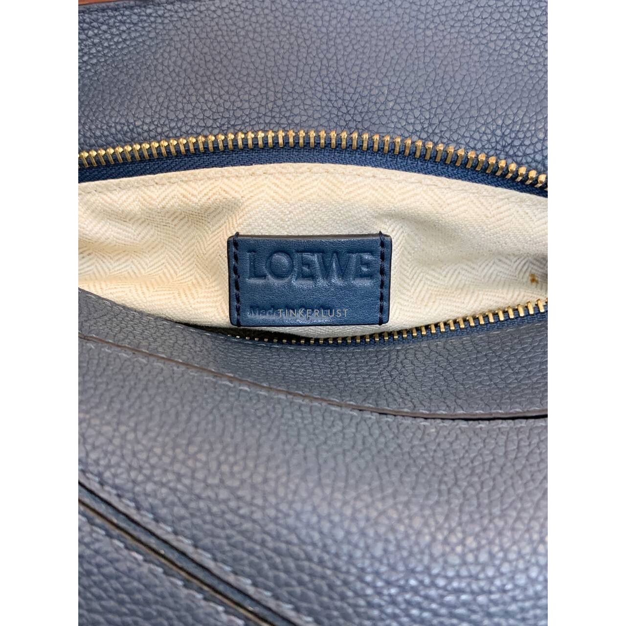 Loewe Puzzle Small Blue Jeans 2018 Satchel Bag